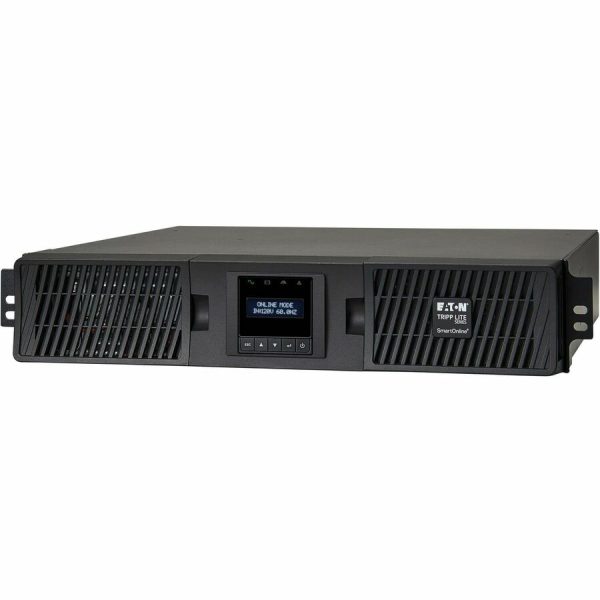 Eaton Tripp Lite Series SmartOnline 750VA 675W 120V Double-Conversion UPS - 8 Outlets, Extended Run, Network Card Included, LCD, USB, DB9, 2U Rack/Tower - Image 2