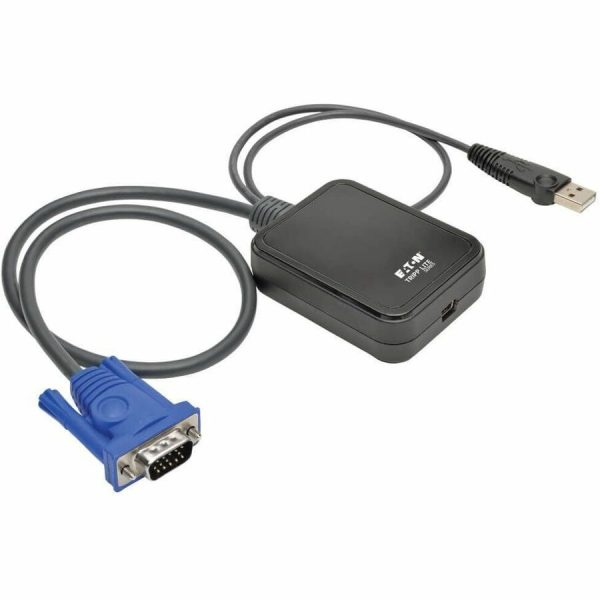 Eaton Tripp Lite Series KVM Console to USB 2.0 Portable Laptop Crash Cart Adapter with File Transfer and Video Capture, 1920 x 1200 @ 60 Hz, TAA - Image 2