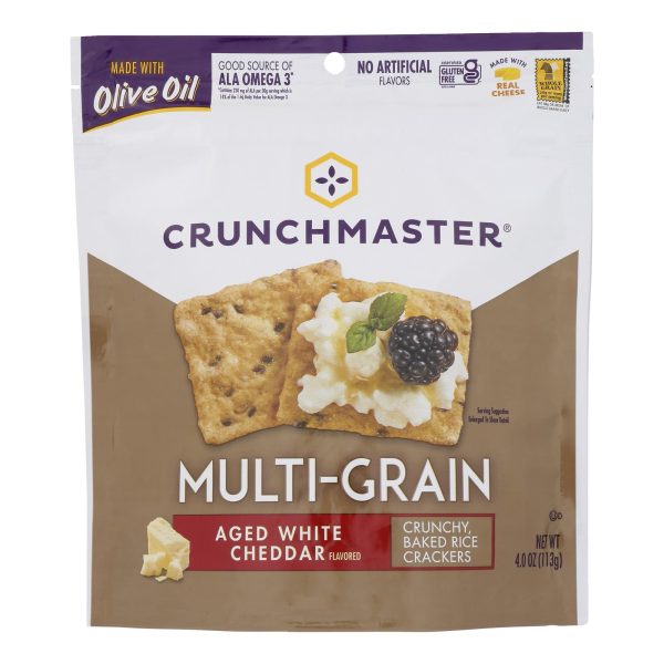 Crunchmaster - Multigrn Cracker White Chddr - Case of 12 - 4 OZ - Image 3