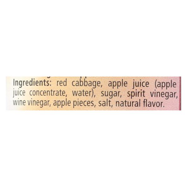 Hengstenberg Red Cabbage with Apple - Case of 12 - 24.3 oz. - Image 3