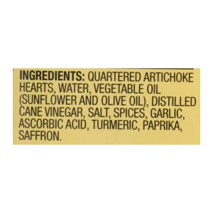 Reese Marinated Artichoke Hearts - Quartered - Case of 12 - 12 oz.