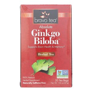 Bravo Teas and Herbs - Tea - Absolute Ginko Biloba - 20 Bag