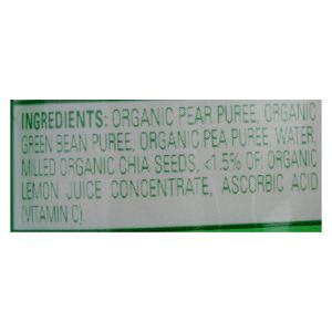 Happy Tot Toddler Food - Organic - Stage 4 - Green Beans Pear and Pea - 4.22 oz - case of 16