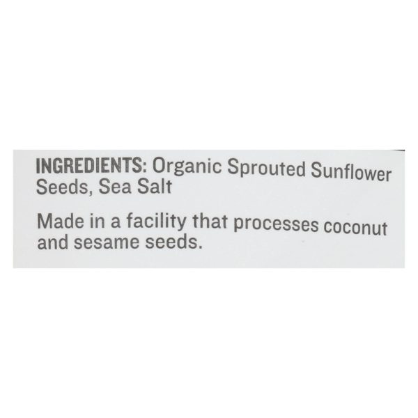 Go Raw - Snack Seed Snflwr Sprtd - Case of 10 - 4 OZ - Image 3