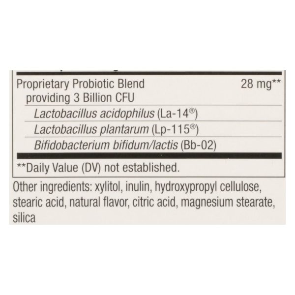 Nature's Way Dietary Supplement Orange Flavored Primadophilus  - 1 Each - 30 CHEW - Image 2
