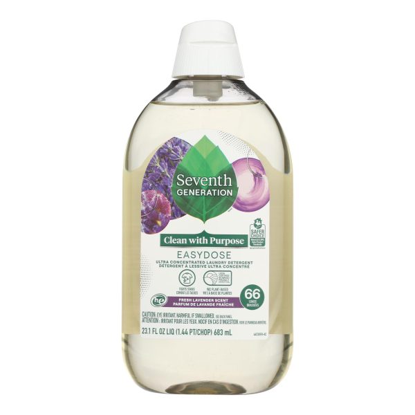 Seventh Generation - Ez Dose Laundry Lavender - Case of 6-23.1 FZ - Image 2