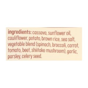 From the Ground Up Sea Salt Cauliflower Chips - Case of 12 - 3.5 OZ