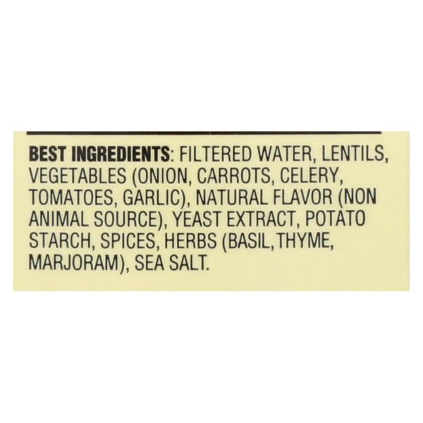 Dr. McDougall's Lentil Lower Sodium Soup - Case of 6 - 18 oz. - Image 3