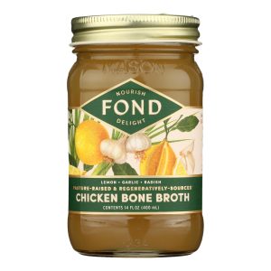 Fond Bone Broth - Bne Brth Sprng Cln Lm - Case of 4-14 FZ