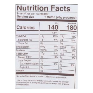 Miss Jones Baking Co - Muffin Mix Blueberry Keto Gluten Free - Case of 6-10.57 OZ