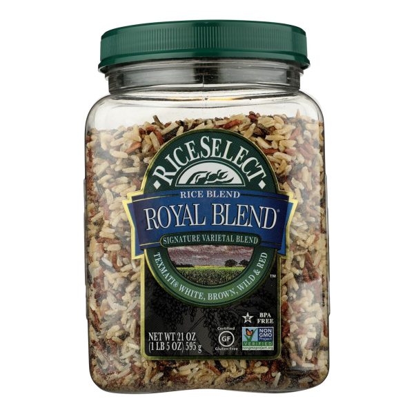 Rice Select Royal Blend - White Brown and Red - Case of 4 - 21 oz. - Image 2