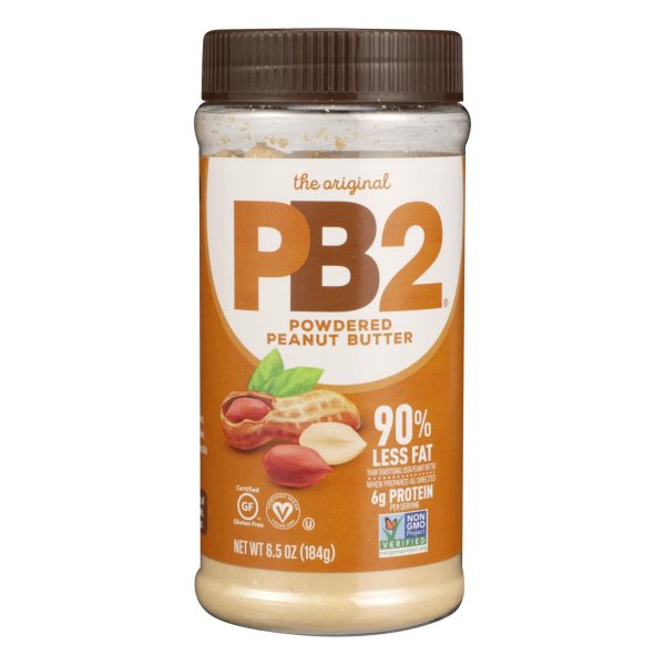 Pb2 Powdered Peanut Butter  - Case of 6 - 6.5 OZ - Image 2