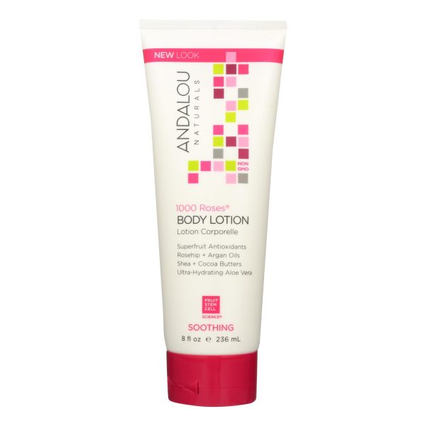 Andalou Naturals Soothing Body Lotion - 1000 Roses - 8 oz - Image 2