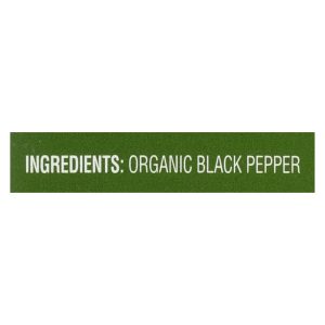 Simply Organic Ground Black Pepper - Case of 6 - 4 oz.