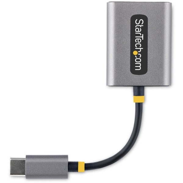 StarTech.com USB-C Headphone Splitter, USB Type C Dual Headset Adapter w/Mic Input, USB C to 3.5mm Audio Adapter/Earphone Dongle/Aux Jack - Image 5