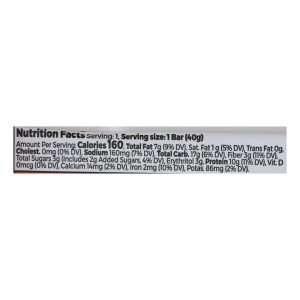Orgain Organic Protein Bar - Peanut Butter - Case of 12 - 1.40 OZ