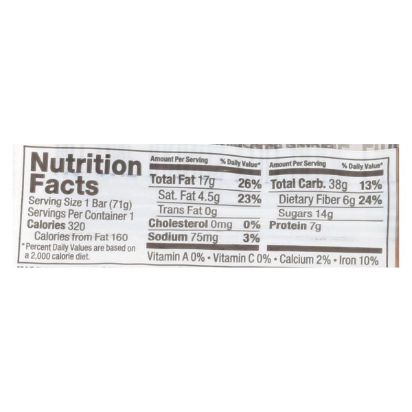 Bobo's Oat Bars - Oat Bar - Peanut Butter Filled Chocolate Chip - Case of 12 - 2.5 oz - Image 3