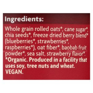 Nature's Path Organic Hot Oatmeal -Summer Berries Boost - Case of 12 - 1.94 oz