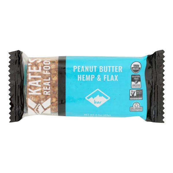 Kate's Real Food - Bar Stsh Pb Hmp/flx - Case of 12 - 2.2 OZ - Image 3