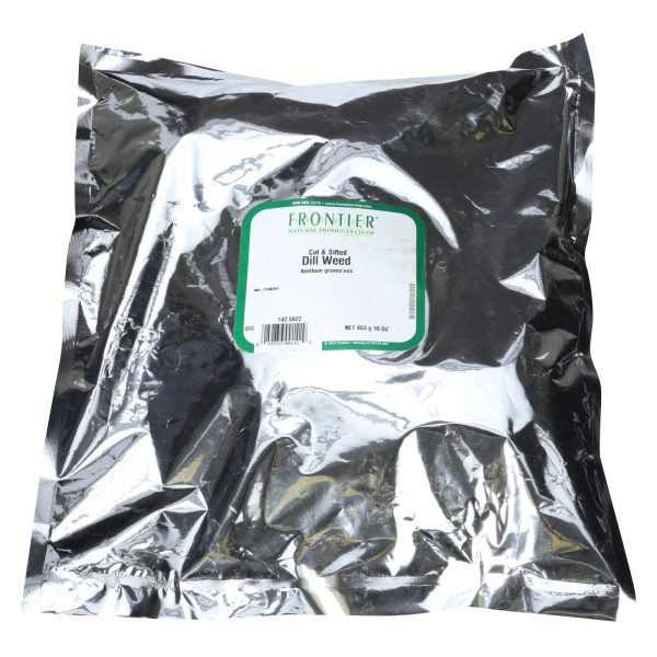 Frontier Herb Dill Weed Cut and Sifted - Single Bulk Item - 1LB
