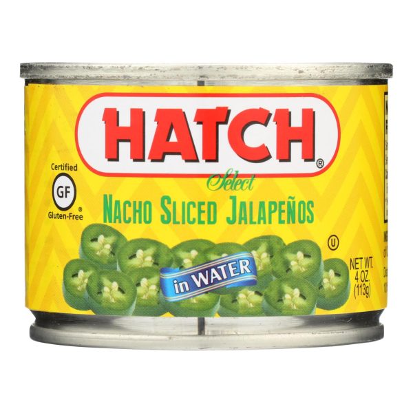 Hatch Chili Hatch Nacho Sliced - Jalapenos - Case of 12 - 4 oz.
