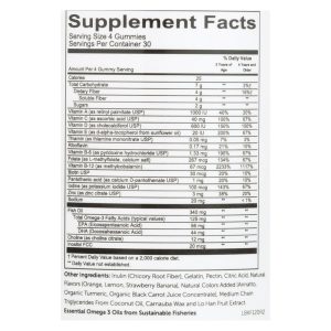 SmartyPants Multivitamin - Kids Complete and Fiber Gummy - 120 count