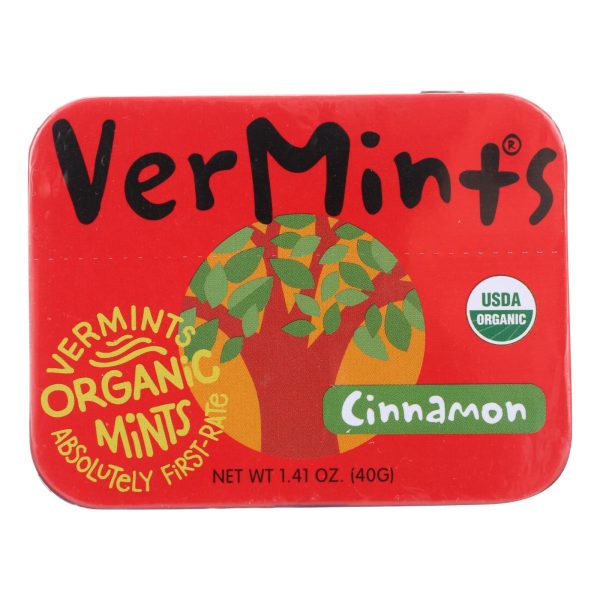 VerMints Breath Mints - All Natural - CinnaMint - 1.41 oz - Case of 6 - Image 3