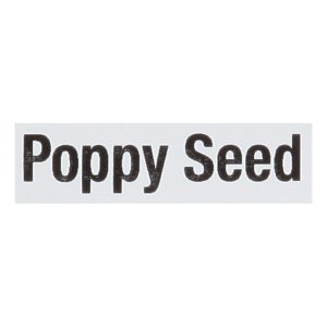 Frontier Herb Poppy Seed Organic Whole - Single Bulk Item - 1LB