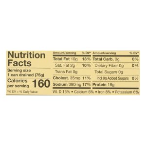 Reese Sardines - Skinless Boneless in Olive Oil - Case of 10 - 3.75 oz