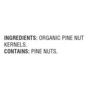 Woodstock Organic Pine Nuts - Case of 8 - 6 OZ