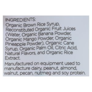 Spark Organics - Fruit Chews Organic Tropical Blend - Case of 16-4 Ounces