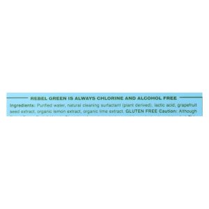 Rebel Green Cleaning Spray - Fruit and Veggie - Case of 12 - 17 fl oz