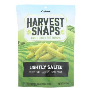 Calbee Snapea Crisp - Snapea Crisps - Lightly Salted - Case of 12 - 3.3 oz.
