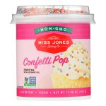 Miss Jones Baking Co. Confetti Pop Frosting  - Case of 6 - 11.98 OZ