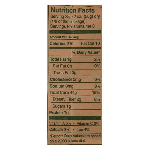 Montebello Organic Pasta - Fusilli - Case of 12 - 1 lb.