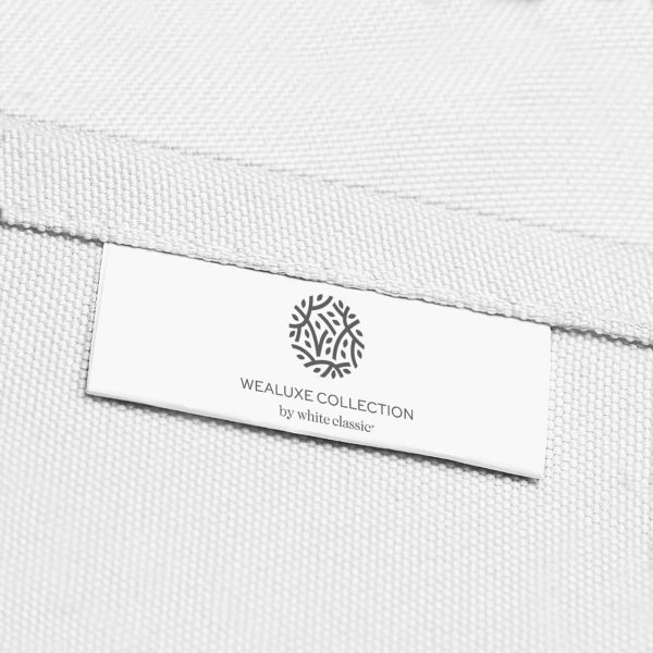 [2 Pack] White Round Tablecloths 70 Inch [for 30 60'' Tables] 200 GSM Premium Quality Textured Washable Polyester Fabric Table Cloth [70'' is Not Table Size] - Image 4