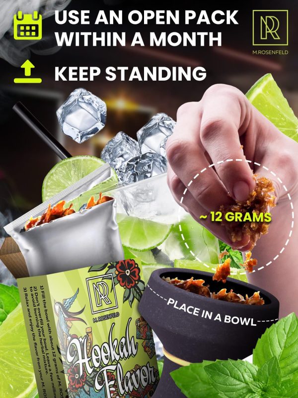 Hookah Flavor Caipirinha   176 ounce   (50 Gram)   Nicotine Free Herbal Hookah Shisha Tobacco Free Hookah Tobacco & Nicotine Free Shisha Caipirinha   Shisha Hookah Flavors - Image 7
