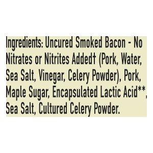 Epic - Bar - Pork - Maple - Uncured Bacon - Case of 12 - 1.5 oz