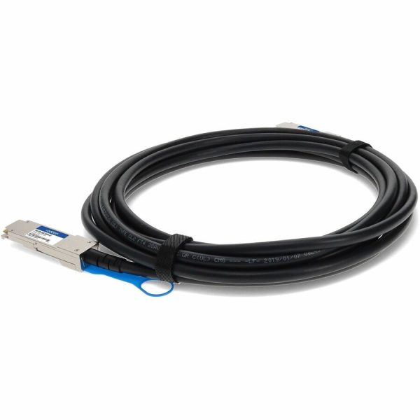AddOn Cisco Meraki MA-CBL-40G-50CM Compatible TAA Compliant 40GBase-CU QSFP+ to QSFP+ Direct Attach Cable (Passive Twinax, 0.5m) - Image 3