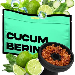 Hookah Flavors Cucumberito Hookah Flavor Herbal 1 pouch Hookah Tobacco Free Molasses & Nicotine Free (1 Count)