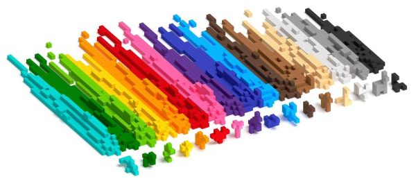 PIXIO Flags - 111 Magnetic Blocks in 8 Colors + Free App - Image 5