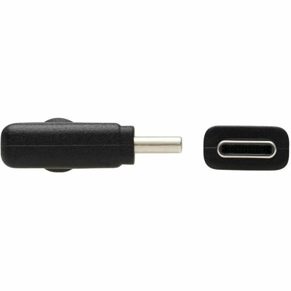 Eaton Tripp Lite Series USB-C Cable (M/M) - USB 3.2 Gen 1, (5 Gbps), Thunderbolt 3 Compatible, Right-Angle Plug, 1 ft. (0.3 m) - Image 3