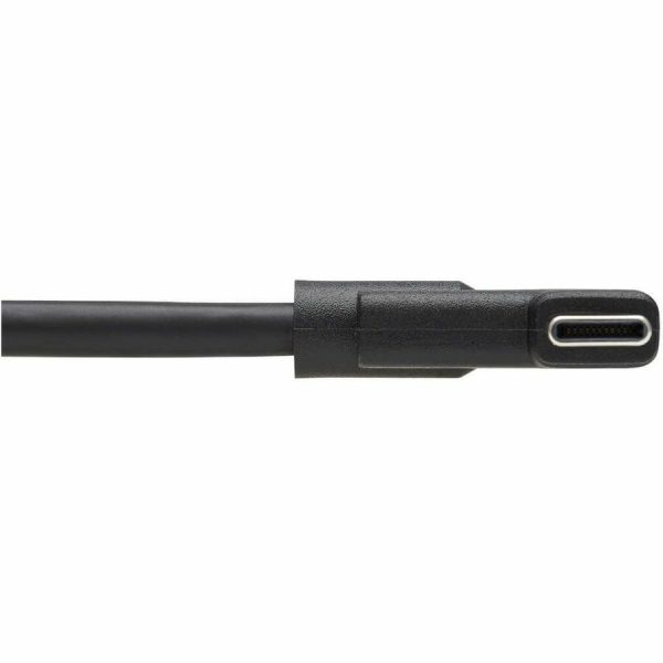 Eaton Tripp Lite Series USB-C Cable (M/M) - USB 3.2 Gen 1, (5 Gbps), Thunderbolt 3 Compatible, Right-Angle Plug, 1 ft. (0.3 m) - Image 4