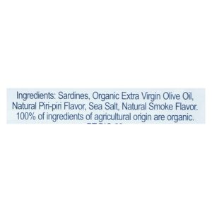Bela-olhao Sardines - Sardines Piri Piri Smoke - Case of 12-4.23 OZ