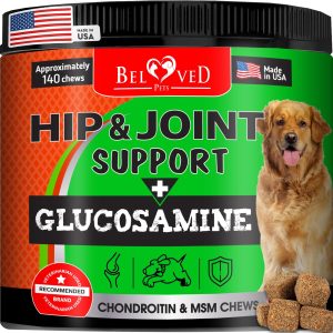 Dog Hip and Joint Supplement & Arthritis Pain Relief Treats   Glucosamine Chondroitin MSM Soft Chews for Senior Dogs   Natural Medicine & Support Mobility   Turmeric Vitamins for Dysplasia   USA