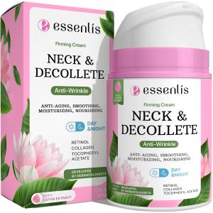 Neck Firming Cream Tightening Lifting Sagging Skin with Retinol & Collagen Hydrating Anti Aging Face Moisturizer for Women & Men Anti Wrinkle Cream for Face Chest Décolleté Body Day & Night