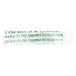 Seventh Generation Paper Towels - White - 156 sheet roll - Case of 24