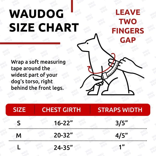 Waterproof Dog Harness   Adjustable Dog Harness for Large Dogs Small and Medium Dogs   Heavy Duty Dog Harness with Durable Metal Clasp and QR Dog Tag   Boy & Girl Dog Harness   Green (24 35in) - Image 3