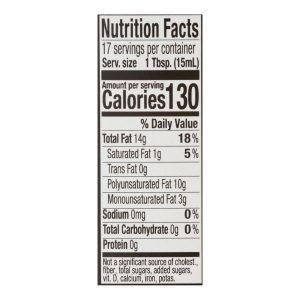 International Collection Flax-Seed Oil - Virgin - Case of 6 - 8.45 Fl oz.