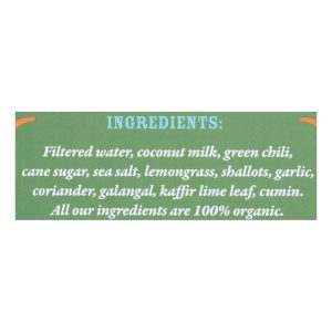 Mike's Organic Curry Love - Organic Curry Simmer Sauce - Green Thai - Case of 6 - 8.8 fl oz.